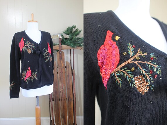 black party cardigan
