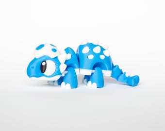 3D Printed Dinosaur Toy, Flexi Articulated Dino Fidget, Pocket Pet Dinosaur, Sensory Toy Gift, Party Favor for Kids, Cute Dino Figurine