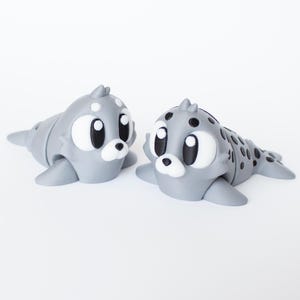 3D Printed Animals, Articulated Fidget Toy, Sensory Toys, Party Favors Animals, Cute Pocket Pets, Flexi Seal, 3D Printed Toys