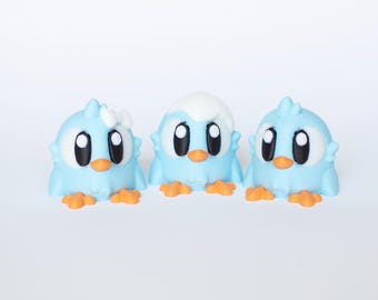 Cute Baby Chicks! 3D Printed Animals, Articulated Fidget Birds, Sensory Toys, Party Favors, Pocket Pets Gift, 3D Print Flexi Animal Buddy