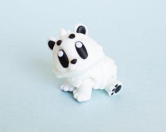 Cute Baby Polar Bear! 3D Printed Animals, Articulated Fidget Sensory Toys, Party Favors, Pocket Pets Gift, 3D Print Flexi Animal Buddy
