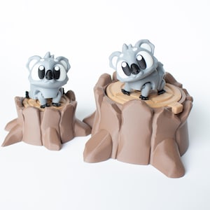 3D Printed Animals, Articulated Fidget Toy, Sensory Toys, Party Favors Animals, Cute Pocket Pets, 3D Flexi Animals, 3D Printed Koala Gifts