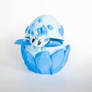 3D gedruckter Drache mit Ei, Flexi Drachen, 3D gedruckte Tiere, Gelenkdrache Fidget Spielzeug, sensorisches Spielzeug, Partygeschenke, 3D gedrucktes Spielzeug