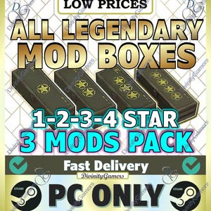 Fallout 76 Pc -All LEGENDARY MOD BOXES / 3 Mods Pack / Fast Delivery