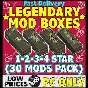 Fallout 76 para PC - Paquete de 30 Mods / Todas las cajas de mods legendarias / Entrega rápida