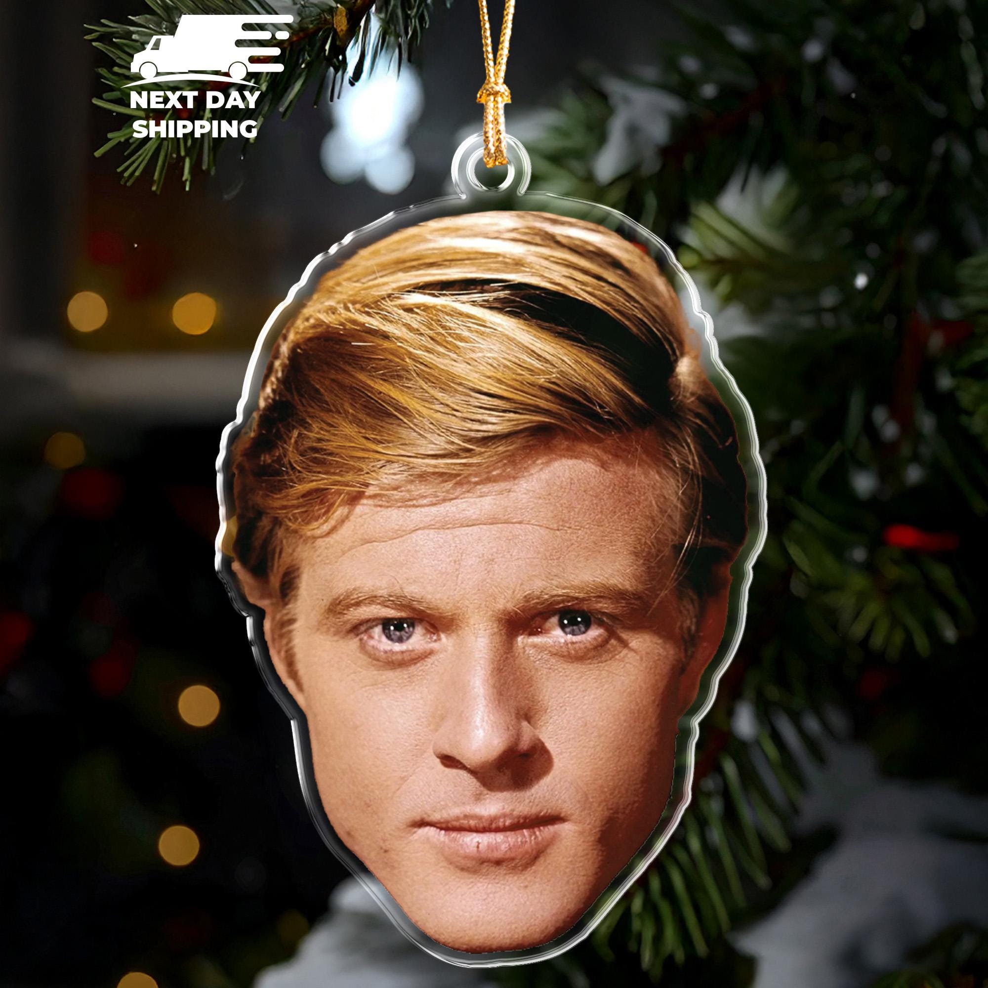 Robert Redford Memorial Ornament: Nodding Man Meme Keepsake