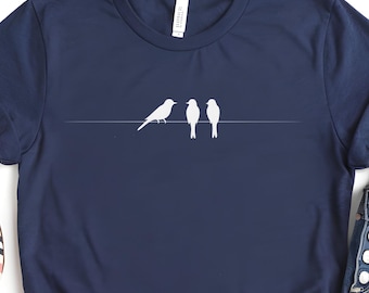 Bird Shirt, Bird Lover Shirt, Gift for Bird Lover, Animal Lover Shirt, Nature Lover Shirt, Bird Tee, Birdie Shirt, Cute Birds Shirt