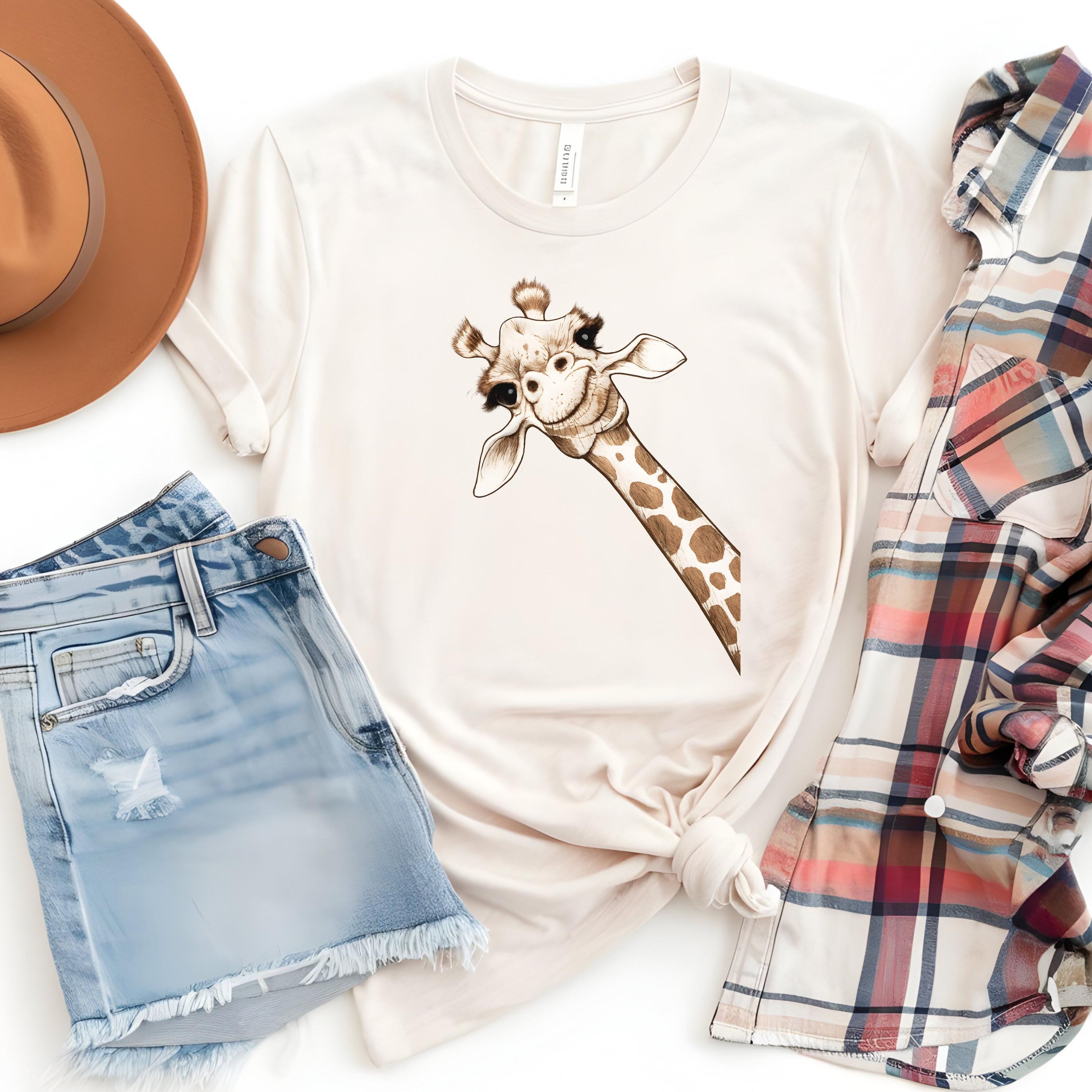 Giraffe Shirt, Animal Lover Tshirt, Safari Tee, Nature Lover Shirt, Cute Giraffe Shirt, Zoo Animal Shirt, Giraffe Lover Gift Tee