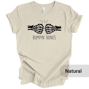 Bumpin Bones Shirt, Funny Halloween T Shirt, Skeleton Humor Tee, Spooky Season Shirt, Halloween Party Tee, Fall Shirts for Women Cute