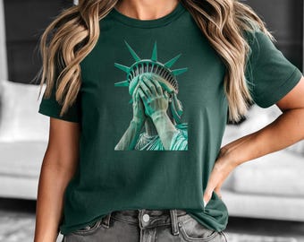 Camiseta política, camiseta demócrata, camiseta anti-Trump, camisetas anti-Trump, camiseta demócrata, camiseta de resistencia, camisetas anti-Trump, camiseta FDT