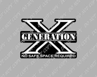 Genx svg png, GeneraciónX svg png, Gen-X svg png, Generación-X svg png.