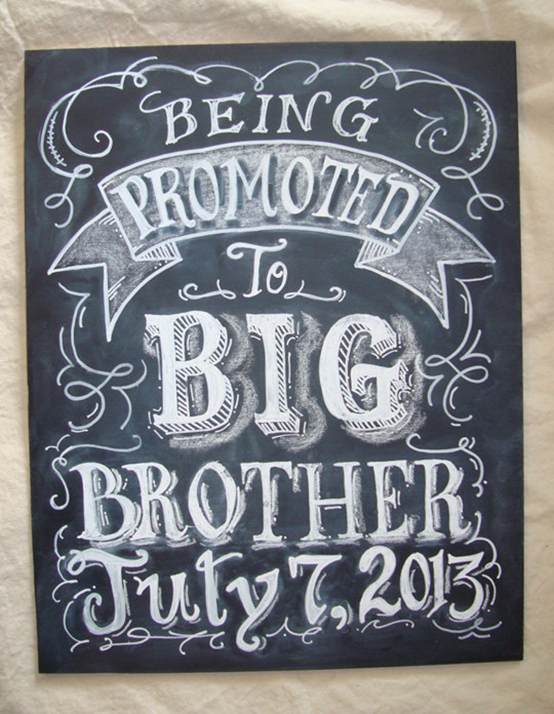 11 x 14 Unframed Small Chalkboard Art Sign for your Wedding or Etsy