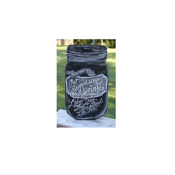 Mason Jar Chalkboard Etsy