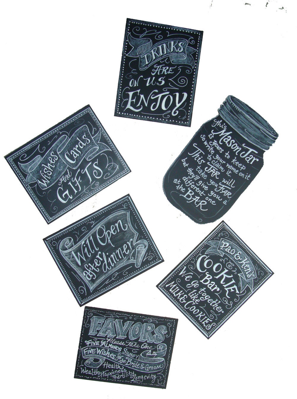 Chalkboard Art Sign Chalkboard Unframed Small Sign Etsy