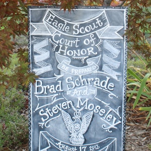 Chalkboard Art Sign for you Wedding or event Sign in Color Unframed 16 x 20
