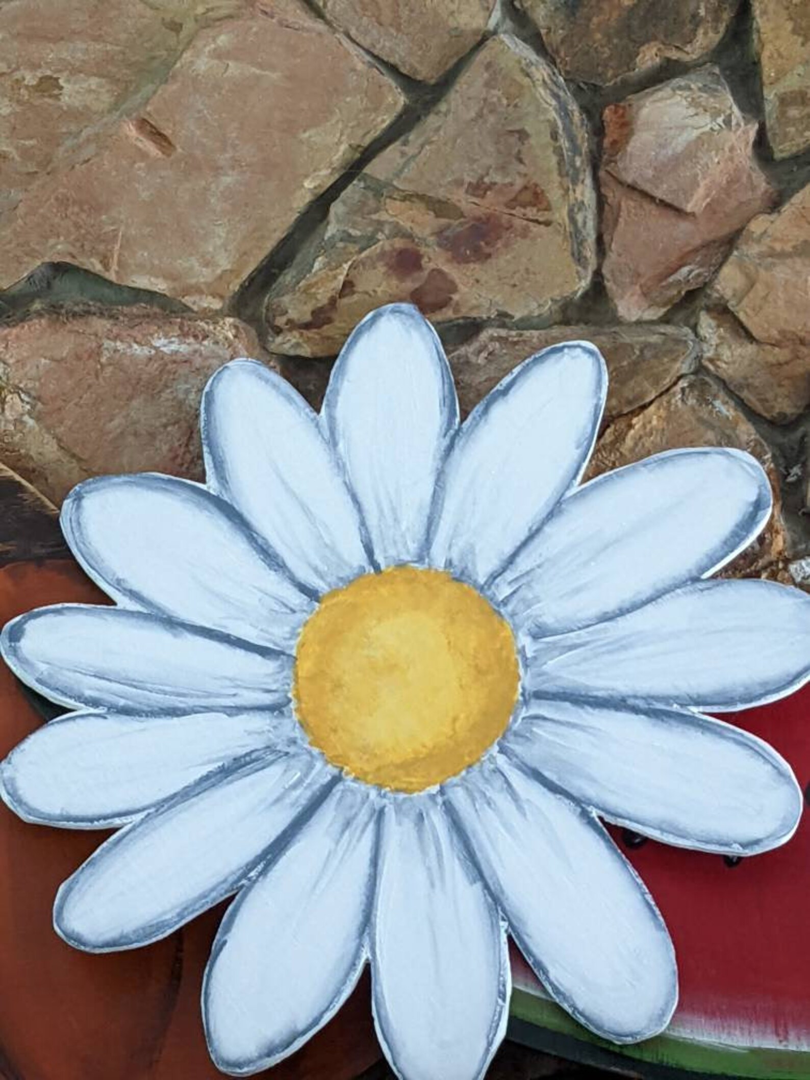 Aster Sign Hand-painted Blue Aster Flower Yard Sign: Rustic Farmhouse Decor - Etsy