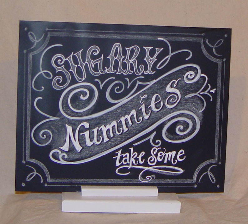 Chalkboard Art Sign Chalkboard Unframed Small Sign Etsy