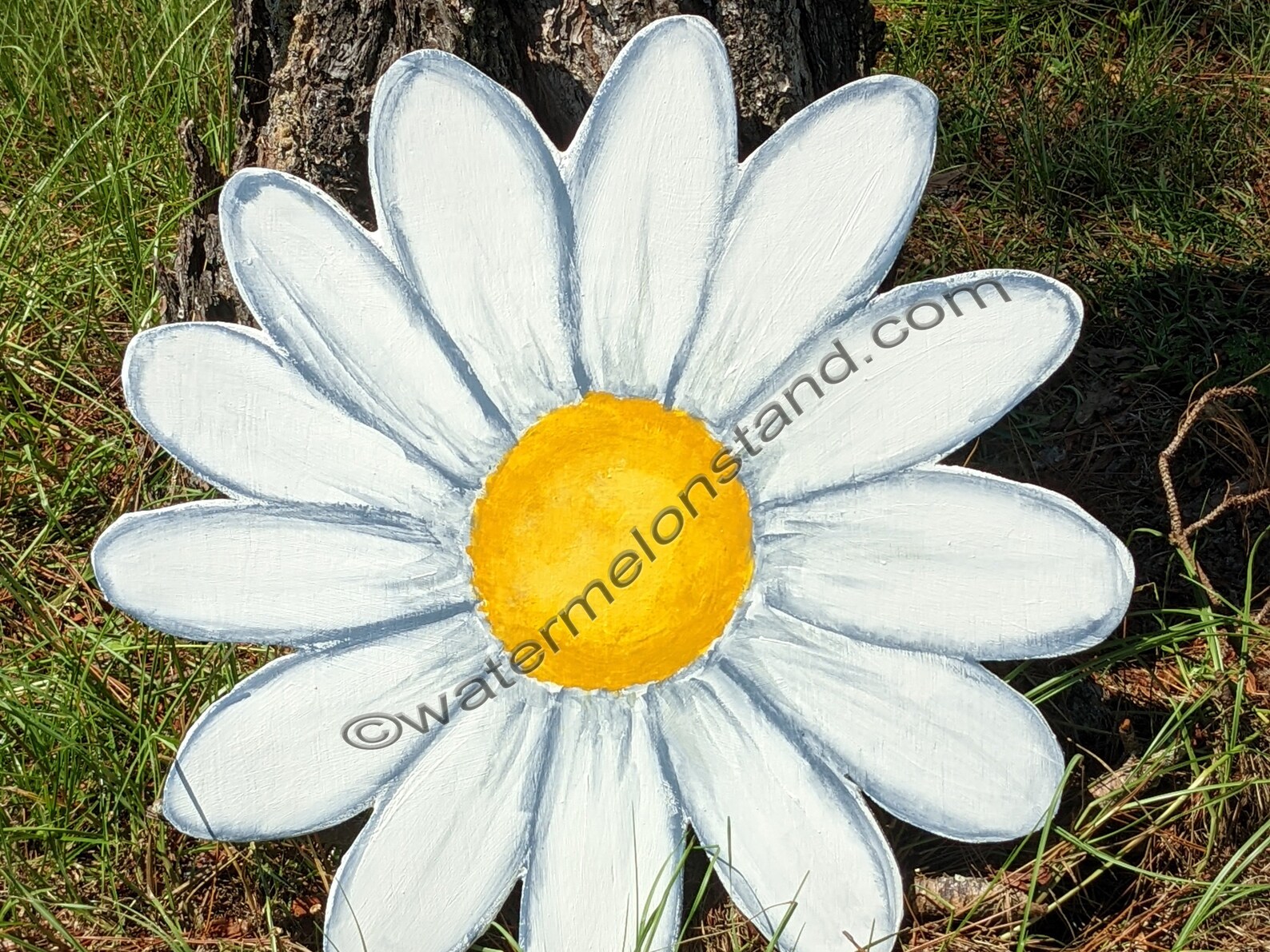 Aster Sign Hand-painted Blue Aster Flower Yard Sign: Rustic Farmhouse Decor - Etsy