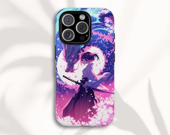 Anime Dragon Phone Case, Japanese Fantasy Art Tough Case for iPhone, Samsung and Google Pixel
