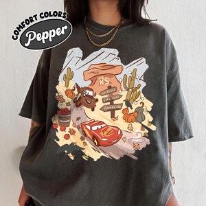 Blixten McQueen höst-T-shirt – Disney Cars pumpalapp-T-shirt bild 5