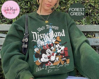 Vintage Disneyland-skjorta: Retro Musse Pigg-tröja