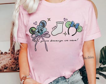 Coquette Bow Monsters University Shirt - Vintage Cartoon Comfort Colors
