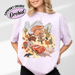 Blixten McQueen höst-T-shirt – Disney Cars pumpalapp-T-shirt bild 1