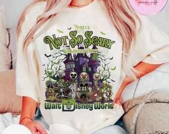 Mickey's Not So Scary Halloween Party Shirt, Disney Group Costume Tee