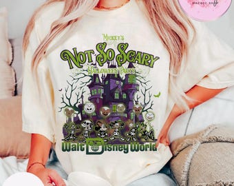 Mickey Halloween Shirt, Disney Not So Scary Party Tee