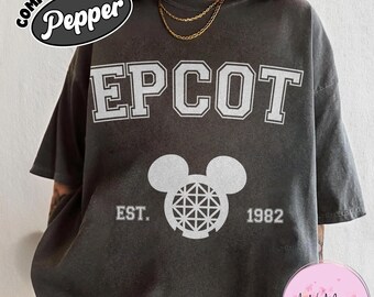 Comfort Colors Epcot Shirt, Disney Family Matching Tee