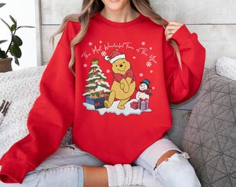 Winnie The Pooh Christmas Shirt, Disney Holiday Tee