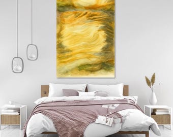 Stratigraphy Neutral Art Abstract Watercolour Digital Print