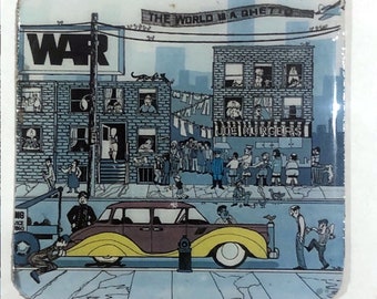 Classic album coaster -War The World is  Ghetto