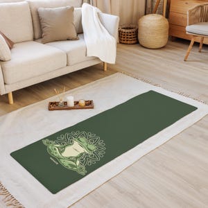 Frog, Yoga Mat. For the home, the beach, the studio, the park, the gym.  Anywhere you get your Zen on.