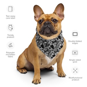 Peace and Love, All-over - Pet & People bandana. Originally designed Puppy.  But, I’m sure Puppy won’t mind if you borrow it.
