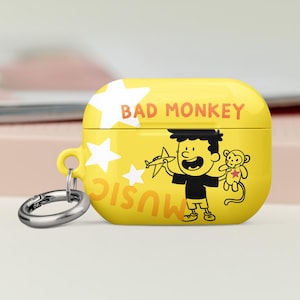 Bad Monkey, AirPods Pro Gen2-hoes.   Clip overal aan je rugzak en skateboard. Het strand, roadtrips, school, sportschool…