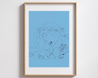Coraline Digital Print