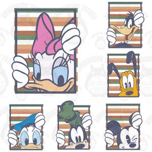 Best Disney Characters Png, Family Vacation Png, Disney Group Pngs, Mickey Mouse Png, Pluto Png, Retro Disney Tees, Goofy Png