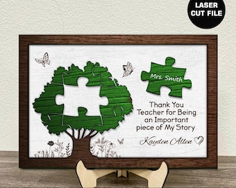 Personalized Teacher Appreciation Gifts, Teacher SVG, Teacher appreciation laser cut files, Custom Gift for Teacher Thank you Gift.