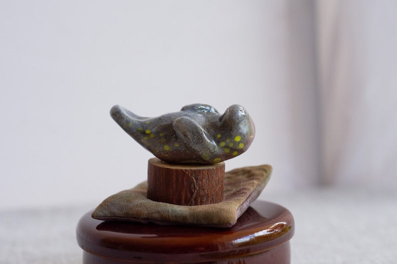 Hand-painted Manatee figurine Ceramic animal Collectible | Etsy