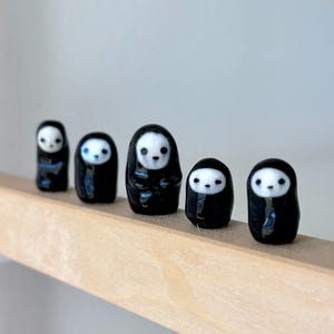 CERAMIC KAONASHI Statue // No Face  Handmade  - Studio Ghibli Fan Art -Spirited Away Art - Unique Artwork - Ceramic Art