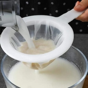 Colador de Malla Ultra Fina de plástico para Kéfir