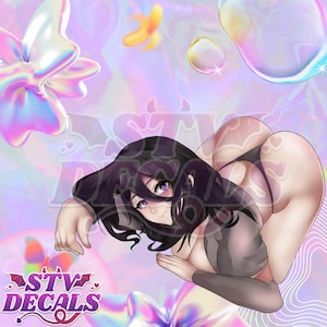 Anime Gloss Car Decal Bumper Sticker