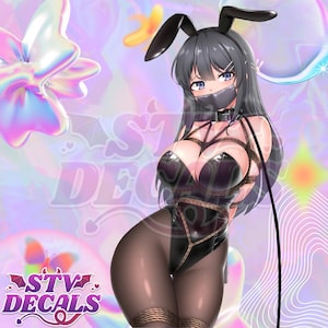 Anime Gloss Car Decal Bumper Sticker
