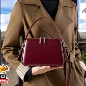 Bolso vintage de piel de vaca / Bolso bandolera para mujer / Bolso bandolera / Bolso vintage para diario / Bolso clásico para regalar