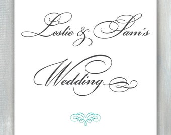 Wedding Sign PDF