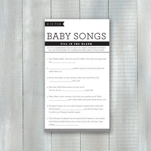 Baby Songs Game PDF image 1