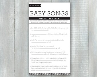 Baby Songs Game PDF