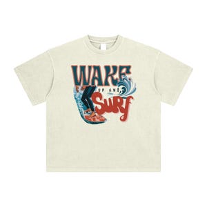 Vintage wake surf tee Water sport lovers tshirt