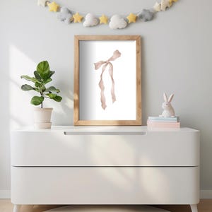 Dusty Rose Nursery Wall Art Set of 8 | Pink Floral Girls Room Decor ...